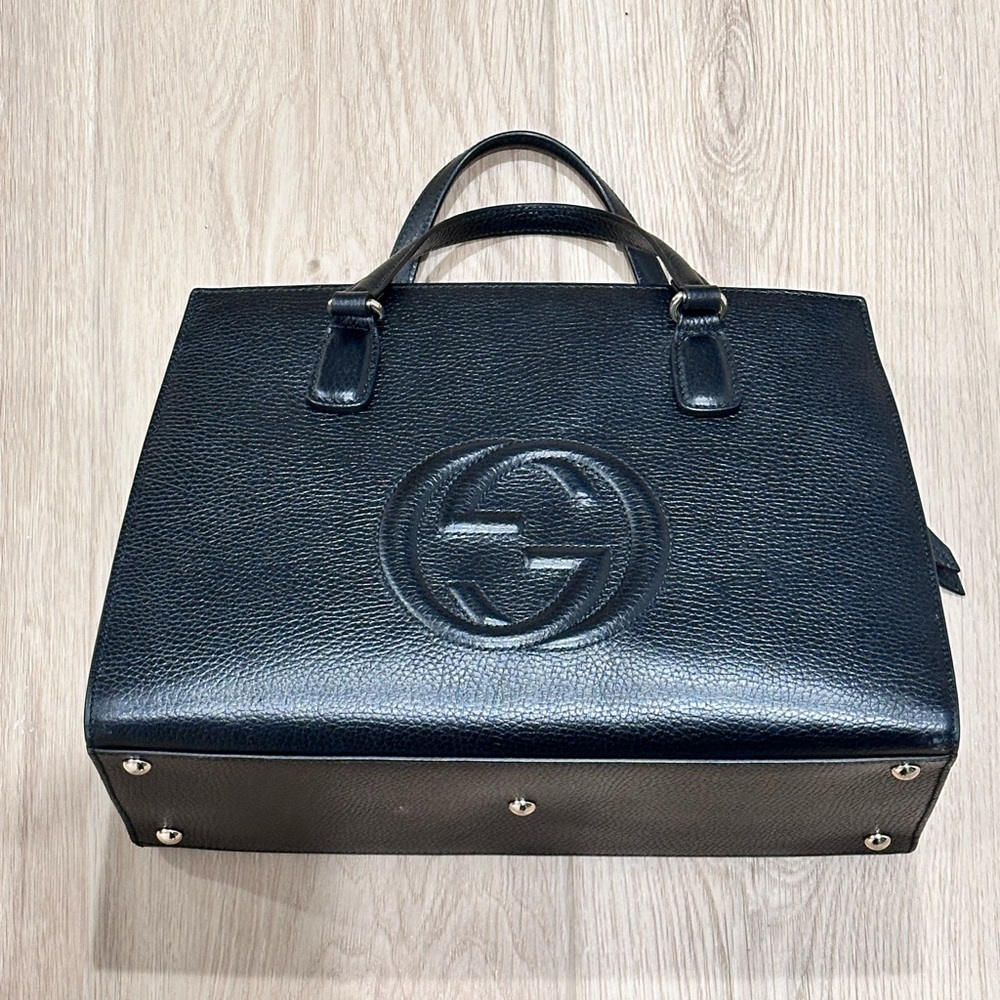 Gucci Soho Black Leather Women's Handbag